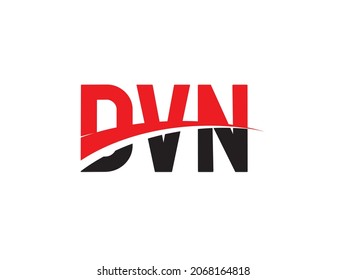 DVN Letter Initial Logo Design Vector Illustration