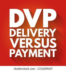 DVP - Lieferung gegen Zahlung, Akronym für Geschäftskonzept, Hintergrund