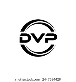 DVP Letter Logo Design, Inspiration for a Unique Identity. Modern Elegance and Creative Design. Watermark Your Success with the Striking this Logo.