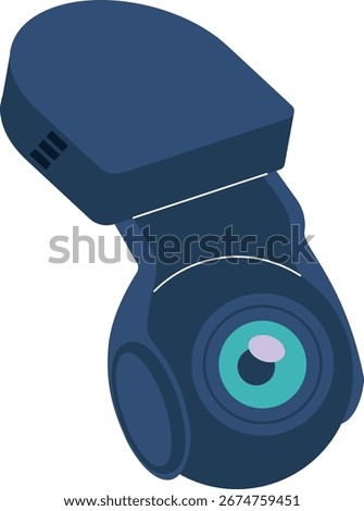 Dvr car gadget vector illustration