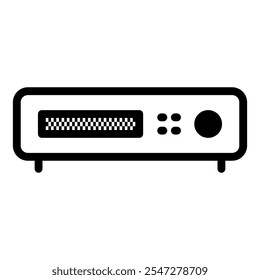 DVR icon. Electronic device icon