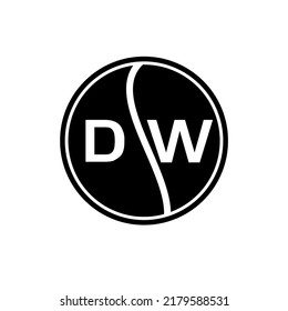 Dw Creative Circle Letter Logo Concept Stock Vector Royalty Free Dw creative circle letter logo concept stock vector royalty free