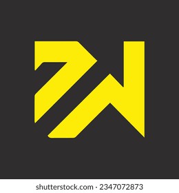 DW creative and modern vector logo design