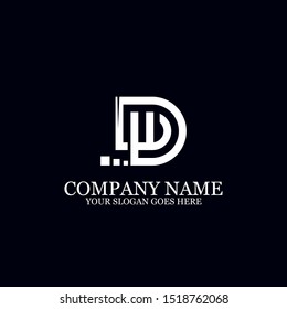 DW initial logo designs, letter logo inspiration