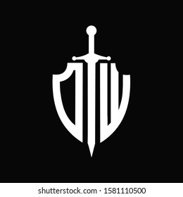 DW-Logo mit Schildform und Schwert