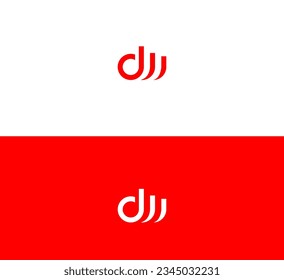 DW, WD logo design template vector illustration.