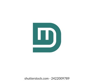 DW WD Logo design vector template