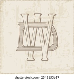 DW, WD ,  logo DW, Letter DW, Monogram DW, vector, logo, Wedding Monogram Initials, Wedding Logo,Wedding Monogram, Logo Design , Monogram Vintage