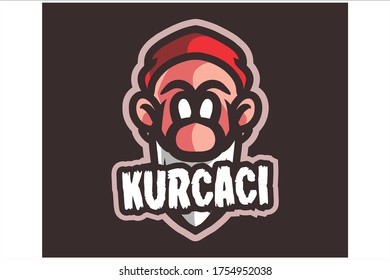 Dwarf Gaming E Sport Logo Vector Illustration