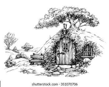 A dwarf house in