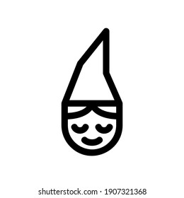 dwarf icon or logo isolated sign symbol vector illustration - high quality black style vector icons
