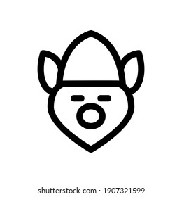 dwarf icon or logo isolated sign symbol vector illustration - high quality black style vector icons
