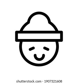 dwarf icon or logo isolated sign symbol vector illustration - high quality black style vector icons

