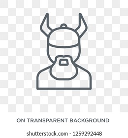 Dwarf icon. Trendy flat vector Dwarf icon on transparent background from Fairy Tale collection. High quality filled Dwarf symbol use for web and mobile