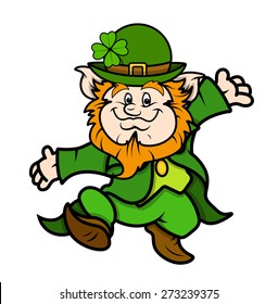 Dwarf Leprechaun Dancing