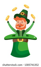 dwarf man juggle gold hat