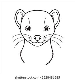 Zwergmongose Vektorkunstdesign