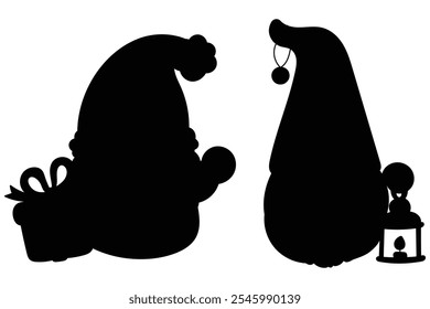 Dwarf Silhouette of a Small Gnome Character