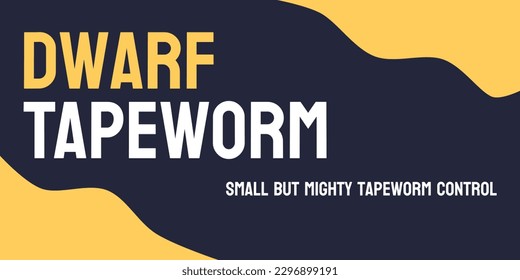 Zwerg-Bandwurm - Eine Art parasitären Wurm, der Menschen infizieren kann.