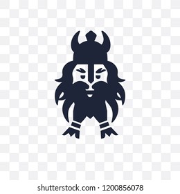 Dwarf transparent icon. Dwarf symbol design from Fairy tale collection. Simple element vector illustration on transparent background.