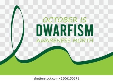 dwarfism awareness month .banner background vector illustration with awareness design