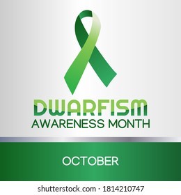 Dwarfism Awareness Month Vector Illustration