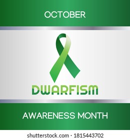 Dwarfism Awareness Month Vector Illustration