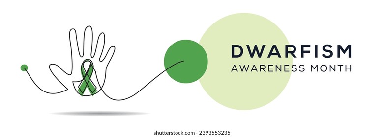 Dwarfism awareness month, Vector illustration.