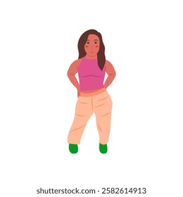 Dwarfism, Disability Vector Illustration Isolated