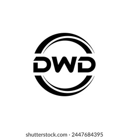 DWD Letter Logo Design, Inspiration for a Unique Identity. Modern Elegance and Creative Design. Watermark Your Success with the Striking this Logo.