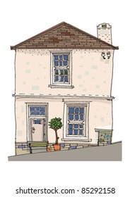 dwelling house - cartoon