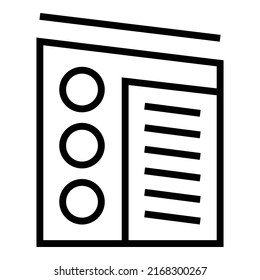 Dwelling villa icon outline vector. Home building. Modern home