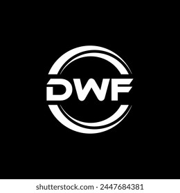 DWF Letter Logo Design, Inspiration for a Unique Identity. Modern Elegance and Creative Design. Watermark Your Success with the Striking this Logo.