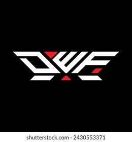 DWF letter logo vector design, DWF simple and modern logo. DWF luxurious alphabet design  