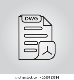 DWG file type icon