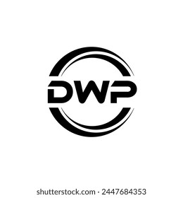 DWP Letter Logo Design, Inspiration for a Unique Identity. Modern Elegance and Creative Design. Watermark Your Success with the Striking this Logo.