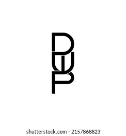 dwp letter original monogram logo design