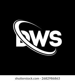 DWS logo. DWS letter. DWS letter logo design. Initials DWS logo linked with circle and uppercase monogram logo. DWS-typography for technology, business and real estate brand.