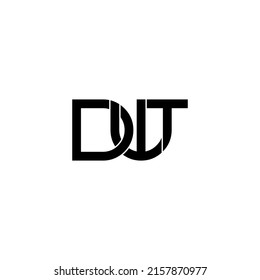 dwt typography letter monogram logo design