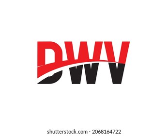 DWV Letter Initial Logo Design Vector Illustration