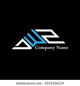 Diseño del logotipo de DWZ, logotipo simple y moderno de DWZ. Diseño de alfabeto de lujo DWZ  
