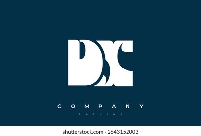 DX Abstract Geometric Logo Design. Modern and elegant logo design with simplistic typography elements, showcasing branding excellence.