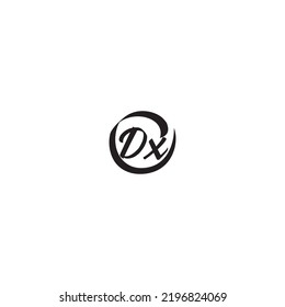 DX brush concept in high quality professional design that will print well across any print media