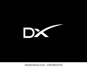DX Creative Letter Logo Design And Initials Logo Design