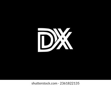 DX Creative Letter Logo Design And Initials Logo Design