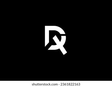 Diseño De Logotipo De Carta Creativa DX Y Diseño De Logotipos Iniciales