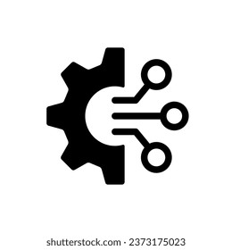 DX ( digital transformation ) vector icon illustration