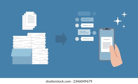DX para digitalizar grandes volúmenes de documentos y utilizar el chat de IA