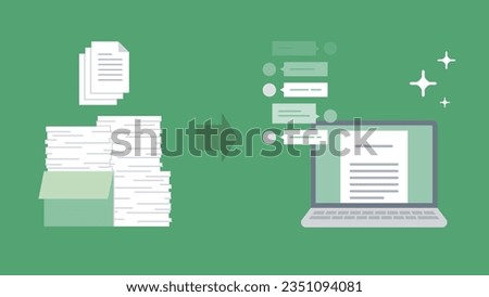 DX to digitize large volumes of documents and utilize AI chat