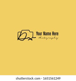 Dx Initial Signature Photography Logo